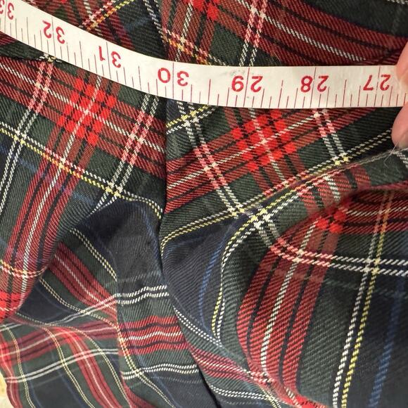 Vintage 70s Pants Men 37 x 30 plaid‎ golf disco hippie trouser unisex women - Picture 8 of 11